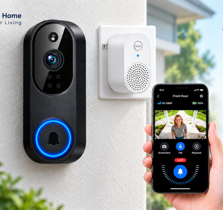 wireless doorbell camera no subscription